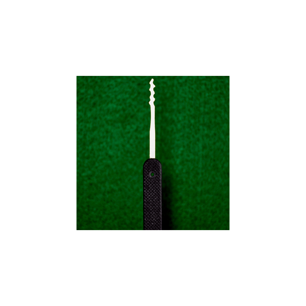 Peterson Lockpick Tools - Over Reach Wave Rake - Plastic Gov Steel