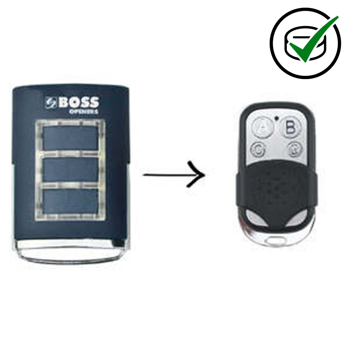 Boss HT3 Compatible Remote 433MHz