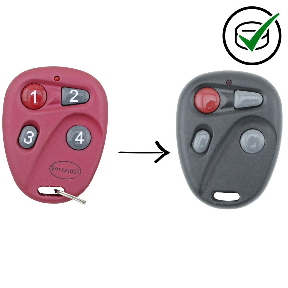 Forza 1000 Red Remote