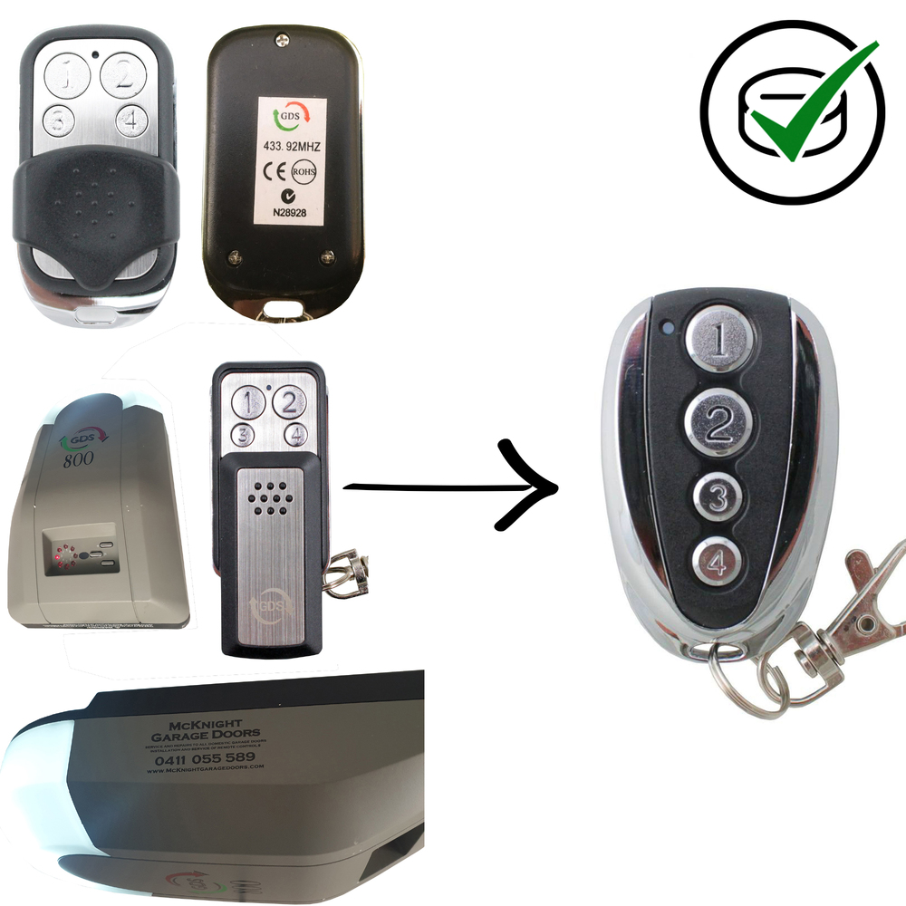 McKnight GDS800/GDS1000 GDS Genuine Garage Remote Control