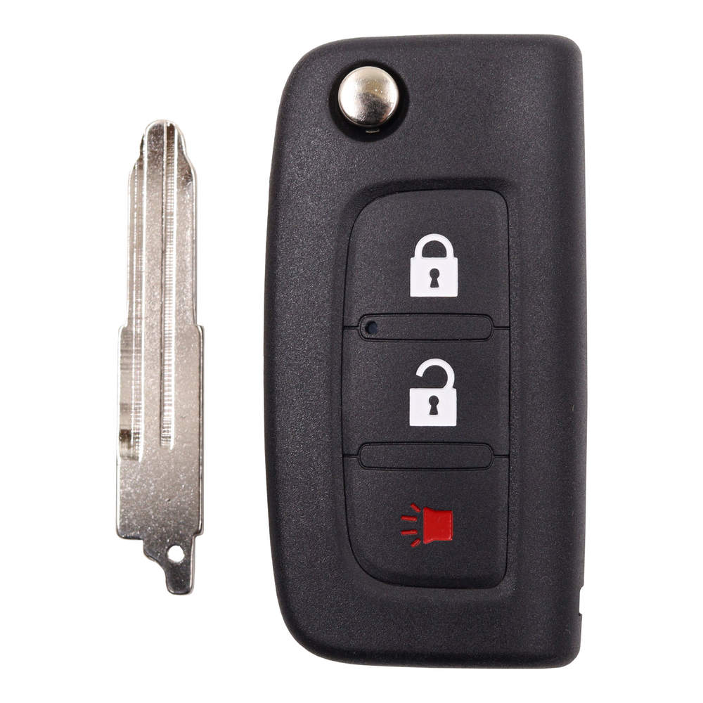 To Suit Foton 3 Button Remote Flip Key Blank Shell/Case/Enclosure