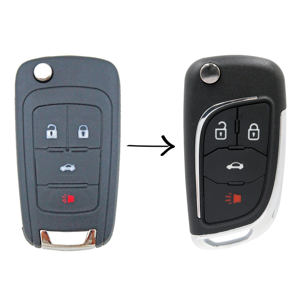 4 Button Smart Replacement Key Shell To Suit Holden
