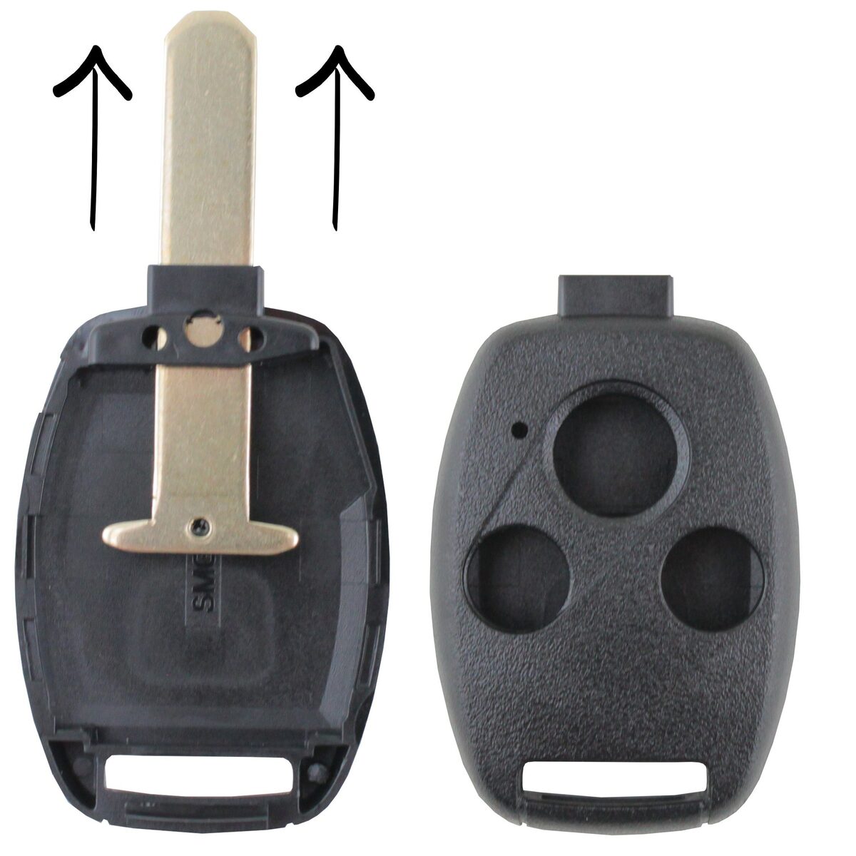 Honda compatible 3 button remote Key housing