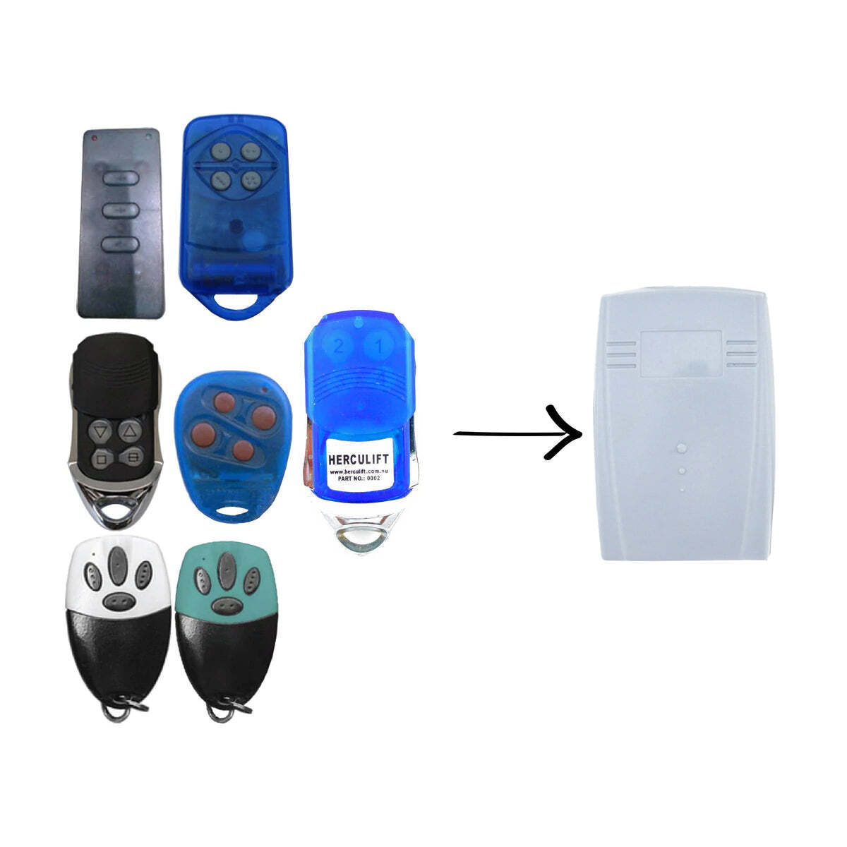 Herculift 2CH Stand Alone Compatible Receiver