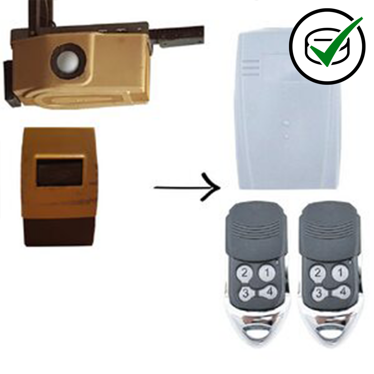 Tiltamatic TRG108 Garage Upgrade Remote Kit