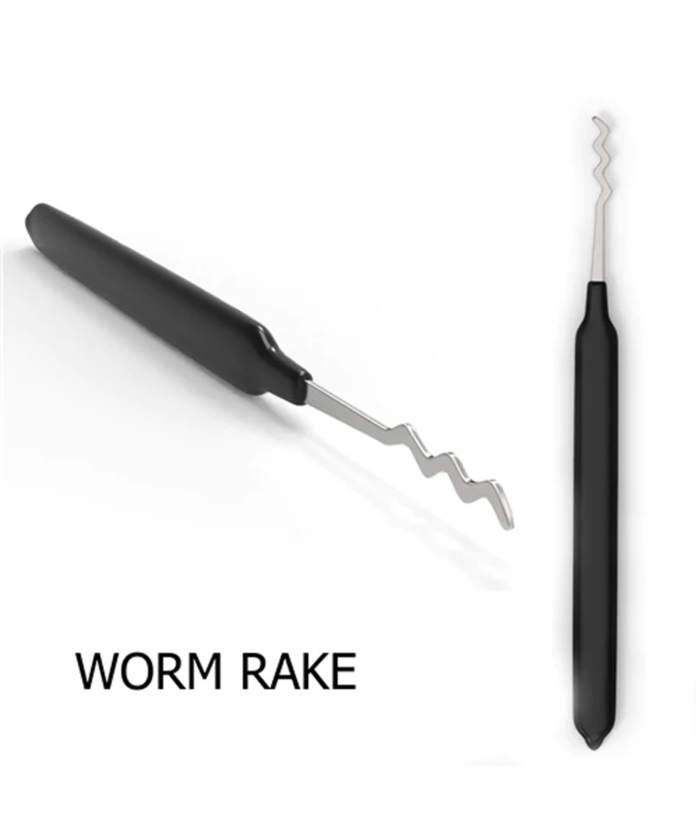 Sparrows Worm Rake With Handle .025