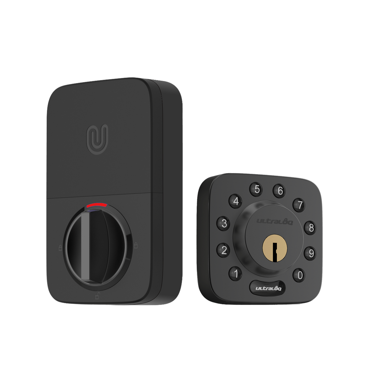 Ultraloq Black U-Bolt Bluetooth Enabled and Keypad Smart Deadbolt