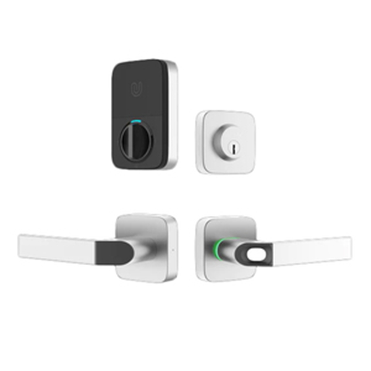 Ultraloq Combo Bluetooth Enabled Fingerprint & Key Fob Two-Point Smart Lock