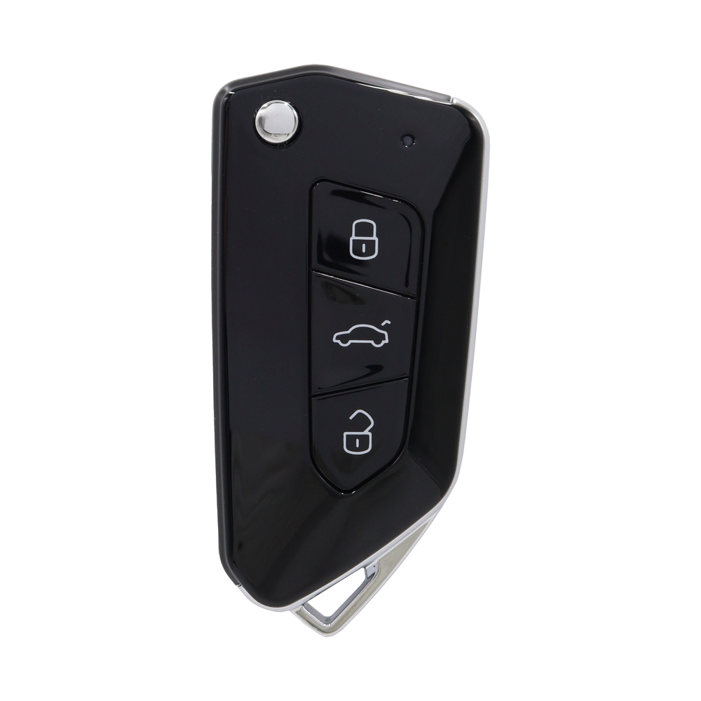 Xhorse XKGA81EN All Black Style 3 Buttons Universal Wired Remote Key