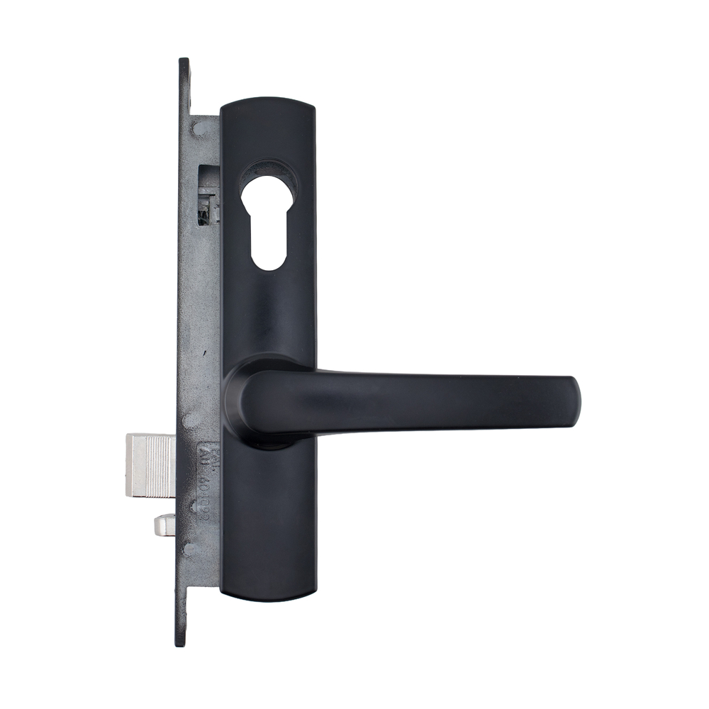 Whitco Tasman MK2 Hinged Security Door Lock Kit without Cylinder in Black - W892117