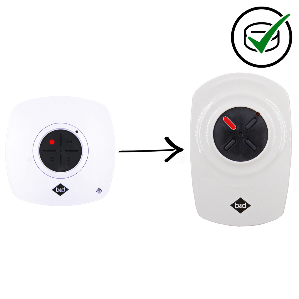 Genuine BnD Tri-Tran TB6/TB5 White Wall Mount