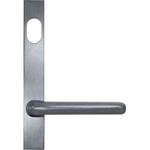 External narrow plate furniture with lever and cylinder hole SC