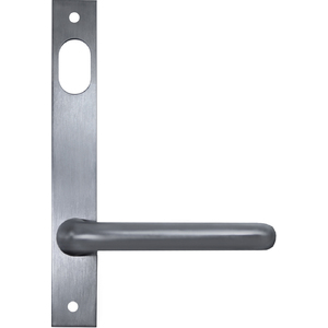 Internal narrow plate furniture with lever and cylinder hole SC