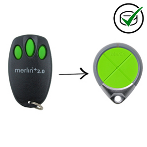 Genuine Merlin 2.0, 3 button remote handset 434MHz