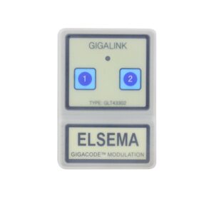 Genuine Elsema Gigalink 2 button remote handset 434MHz