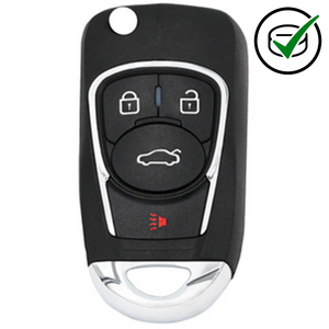 KD 900 Key remote 4 button GM Style Universal with Integrated Transponder Chip