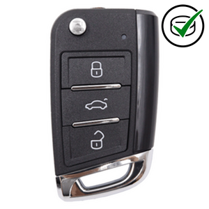 KeyDIY 3 Button Smart Flip Key VW Style