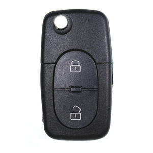 Audi compatible 2 button HU66 remote flip Key housing