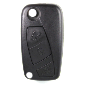 Fiat compatible 3 button SIP22 remote flip Key housing