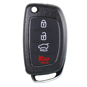 Hyundai compatible 4 button TOY49 remote flip Key housing