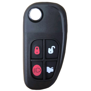 Jaguar compatible 4 button remote flip Key housing