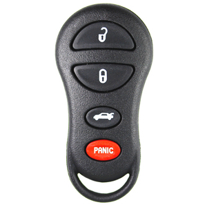 Chrysler Jeep compatible 4 button remote housing