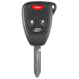 Chrysler Jeep compatible 4 button CY24 remote Key housing