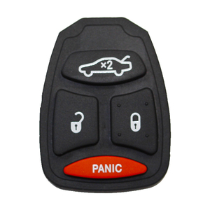 Chrysler Jeep compatible 4 button replacement silicone buttons
