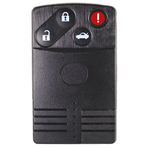Mazda compatible 4  button MAZ24R Smart Card remote Key housing