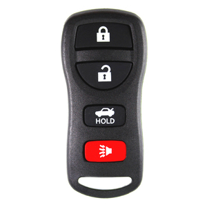 Nissan compatible 4 button remote housing