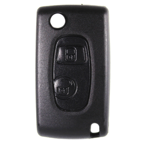 Peugeot compatible 2 button NE73 remote flip Key housing (flip Key Upgrade for KG PEU03)