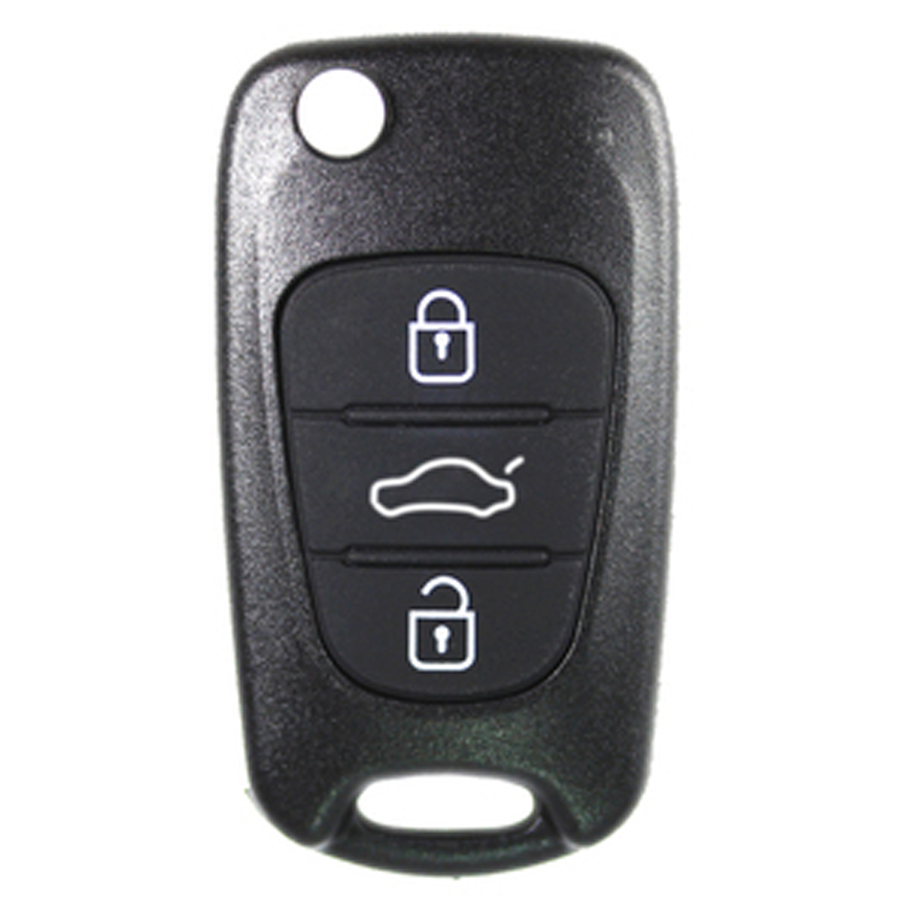 Hyundai compatible 3 button remote flip Key 46 Chip 433MHZ