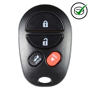 Toyota compatible 4 button remote 434MHz