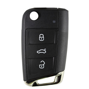 Compatible VW 3 button remote Proximity Key MBQ 49