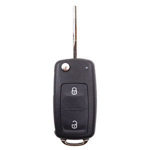 Compatible VW 2 button remote flip Key MBQ48