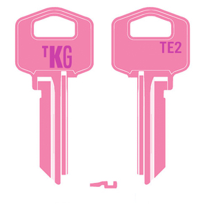 Domestic Key Blank To Suit Gainsborough TE2 - Pink