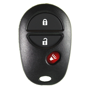Toyota compatible 3 button remote housing