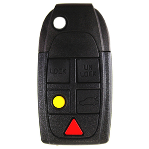 Volvo compatible 5 button NE66 remote flip Key housing