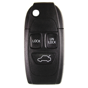 Volvo compatible 3 button NE66 remote flip Key housing