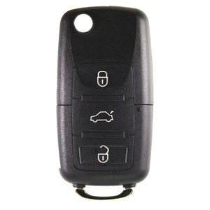 VW compatible 3 button HU66 remote flip Key housing