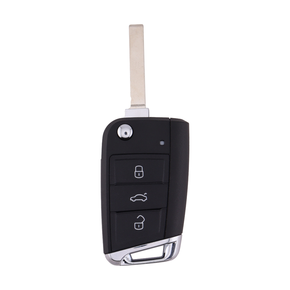 Replacement Blank Car Key/Shell To Suit Volkswagen with HU162 Blade