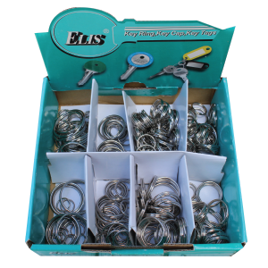 Split Key Rings 320 Units of 8 different Sizes