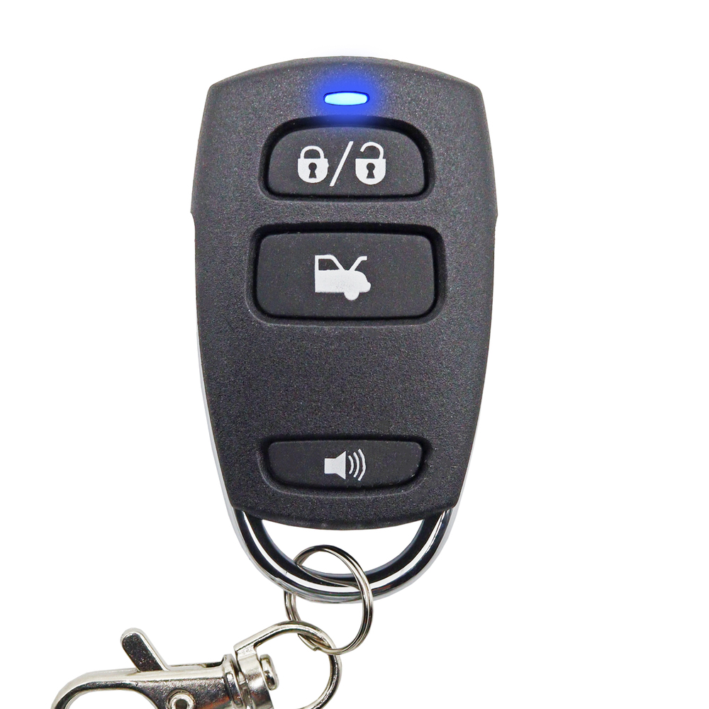 Mongoose 3 button remote Blue LED 304MHz