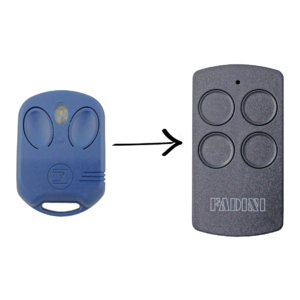 Genuine Fadini Divo 4 button remote handset 433.92MHz
