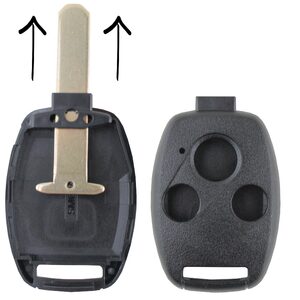 Honda compatible 3 button remote Key housing