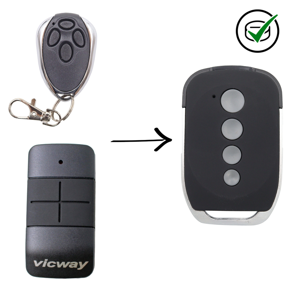 Genuine Vicway 4 button remote handset 434MHz
