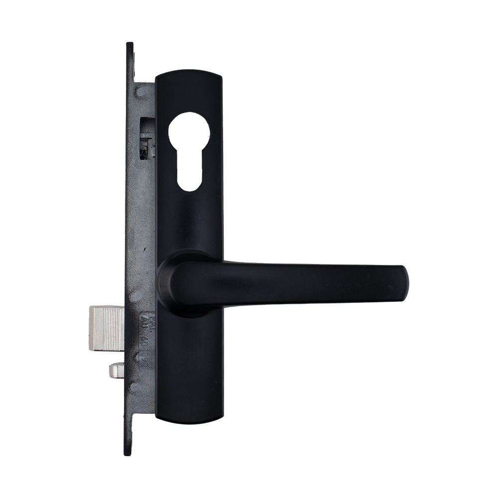Whitco Tasman MK2 Hinged Security Door Lock Kit without Cylinder in Black - W892117