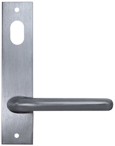 Internal wide plate furniture with lever and cylinder hole SC