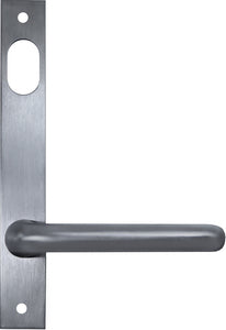 Internal narrow plate furniture with lever and cylinder hole SC