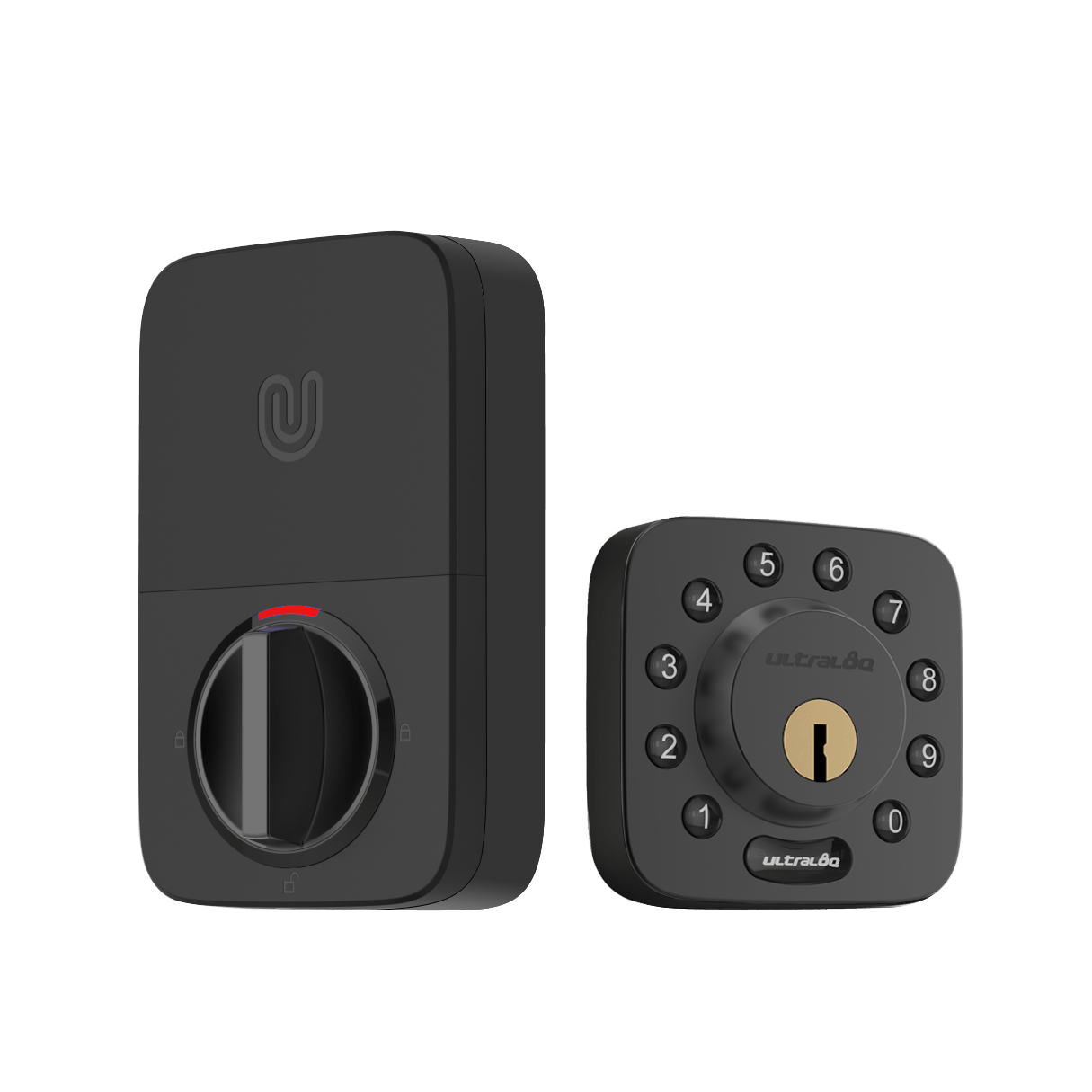 Ultraloq Black U-Bolt Bluetooth Enabled and Keypad Smart Deadbolt
